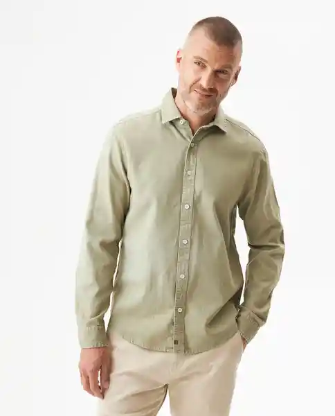 Camisa Spead Neck Verde Aplomado Claro Talla XL Chevignon