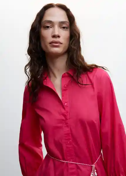 Vestido Cornelia Fucsia Talla L Mujer Mango