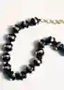 Collar Lauren Negro Talla 99 Mujer Mango