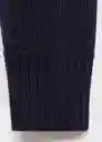 Saco Jersey Cabo Navy Talla M Mujer Mango