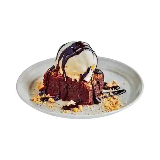 Brownie con Helado