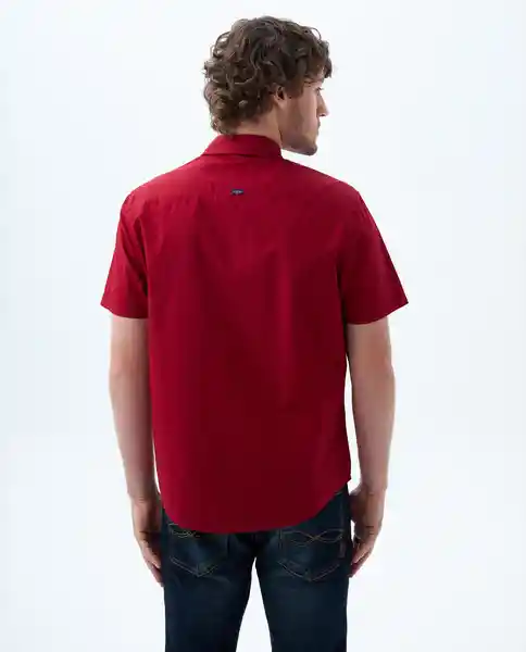 Camisa Hombre Rojo Talla L 819f002 Americanino