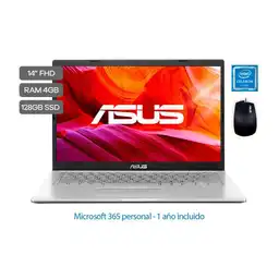 Asus Computador Intel Celeron 4Gb 128Gb SDD X415MA-BV040TS