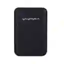 Tarjetero Magnético Para Teléfono Life is For Fun Negro Miniso