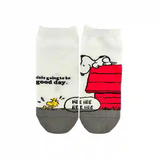 Tines Serie Snoopy Colorful Life Woodstock y Lucy Blanco Miniso