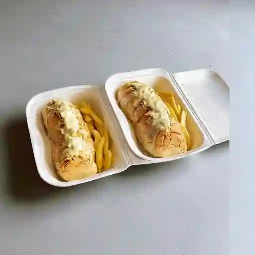 2 Perros Gratinados + Francesas