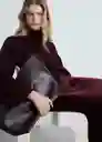 Falda Mia2 Burdeos Talla L Mujer Mango