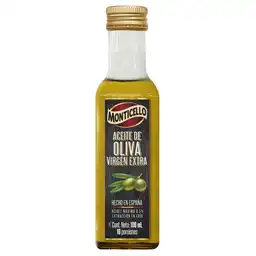 Monticello Aceite de Oliva Extra Virgen 100 mL