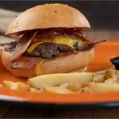 Bacon Burger + Papas