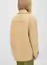 Abrigo Modena Camel Talla S Mujer Mango