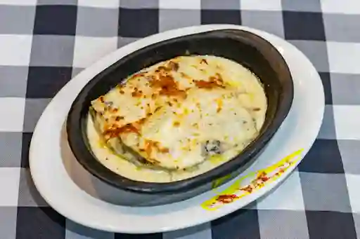 Lasagna Pollo con Champiñones