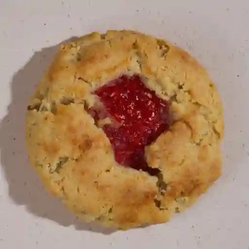 Mega cookie de frambuesa  queso