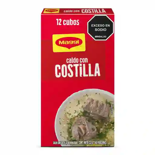 Caldo con Costilla MAGGI 12 cubos x 132g