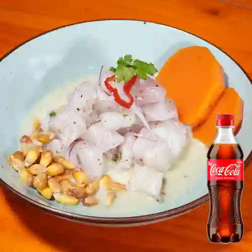 Combo Ceviche de Pescado +cocacola Orig 400ml