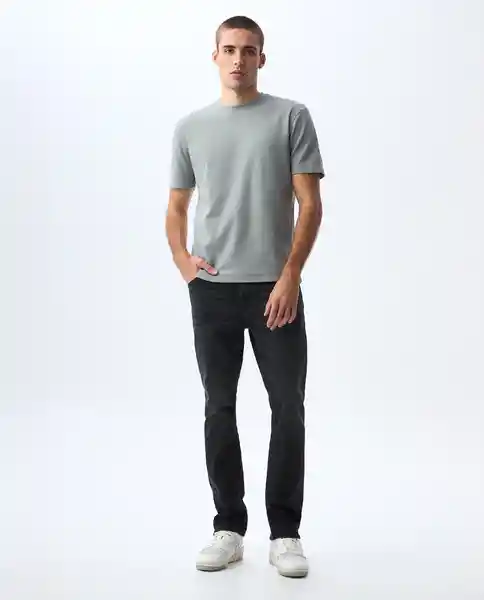 Camiseta Hombre Gris Talla S 841G006_GRI174402 Americanino