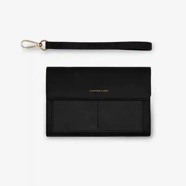 Kapten & Son Cartera Clucth Versailles All Negro