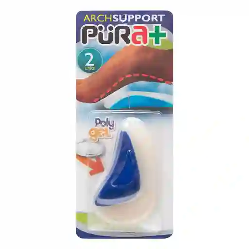 Pura + Plantilla Pie Plano Talla Unica Naranja
