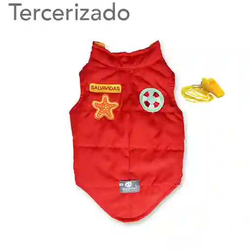 Disfraz Para Mascota Chaleco Salvavidas Rojo 2XL