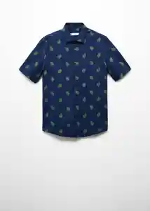 Camisa Micro3-H Tinta Talla M Hombre Mango