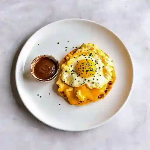 Arepa Con Quesito Y Huevos