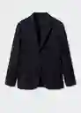 Blazer Americana Mesh Navy Talla 52 Hombre Mango