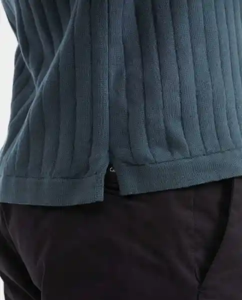 Camiseta Tejida Polo Canale Verde Selva Ultraoscuro L Chevignon