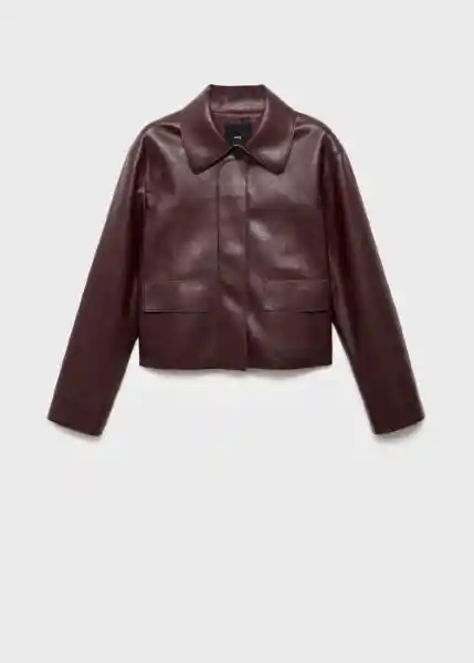 Chaqueta Sabina Granate Talla S Mujer Mango