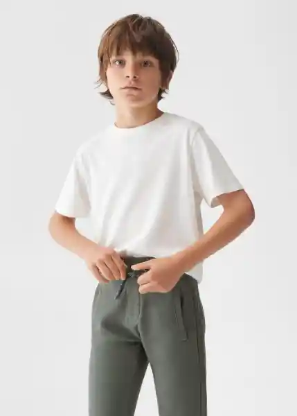 Pantalón Francia5 Verde Talla 12 Niños Mango