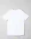 Camiseta Hombre Blanco Talla L 102G022 Rifle