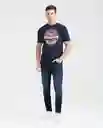 Camiseta Ch57 Graphic Azul Dark Ultra Oscuro T S Chevignon