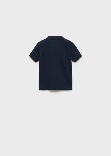 Polo Javi8 Navy Talla 71 Niños Mango