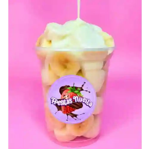 Banano con Chocolate Blanco