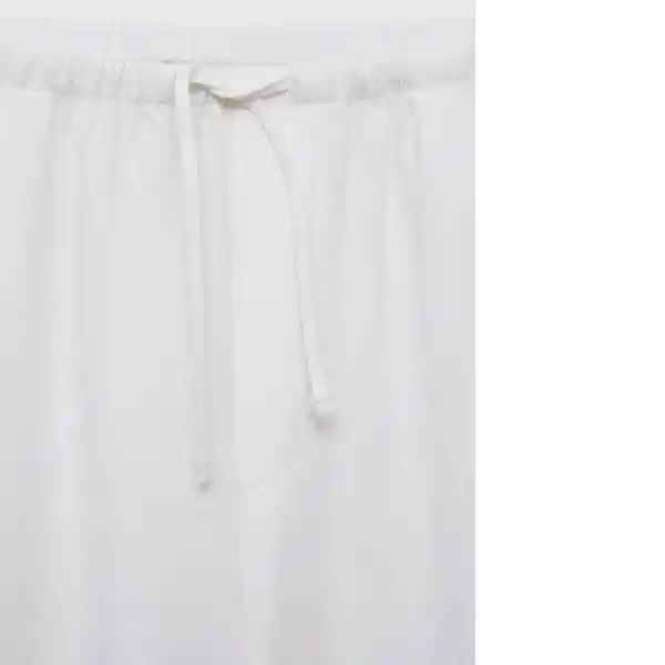 Pantalón Travis Blanco Talla Xs Mujer Mango