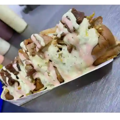 Perro con Queso y Tocineta