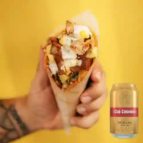 Combo Pollo Norteño + Club col. Dorada Lta 330ml