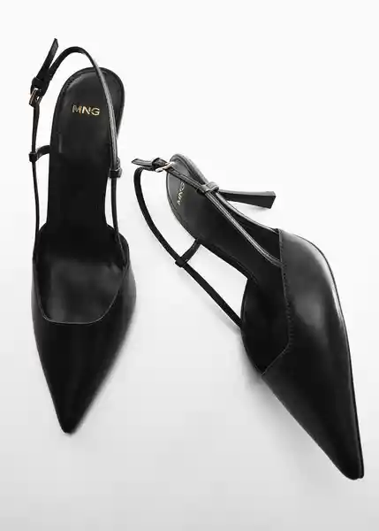 Zapatos Loan Negro Talla 42 Mujer Mango