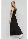 Vestido Marmoleo Color Negro Talla S Ragged