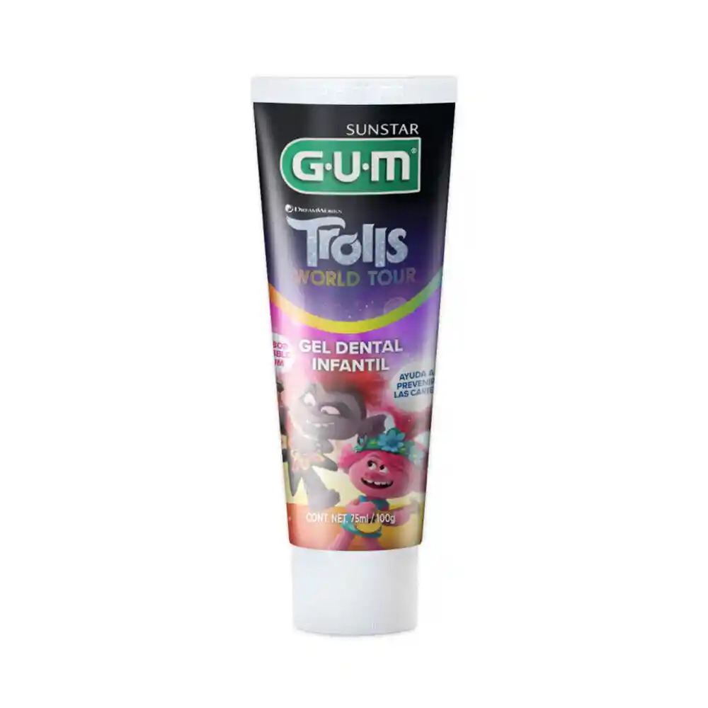 Gum Gel Dental Infantil Trolls World Tour