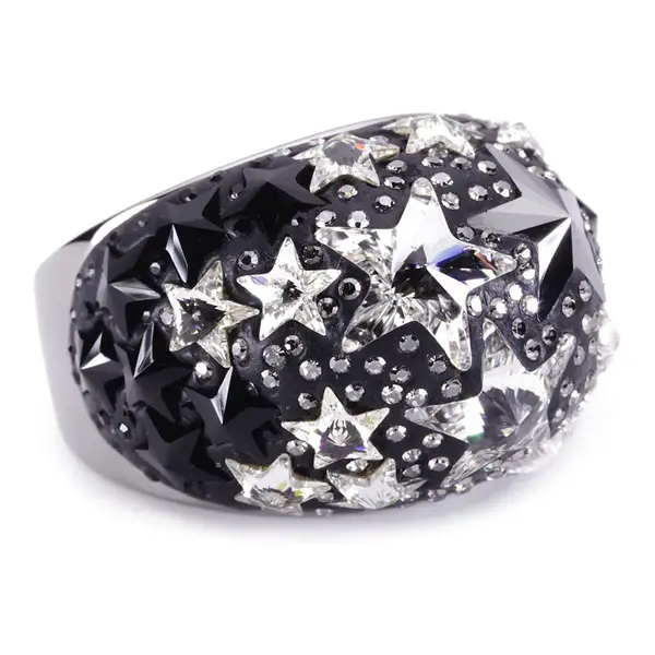 Swarovski Anillo de Mujer Negro 76073