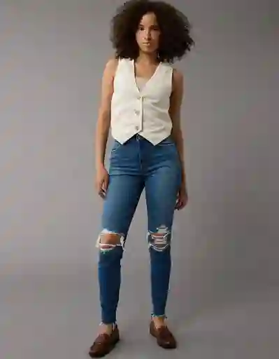 Jean Mujer Azul Talla: 8 REGULAR 5242876 American Eagle