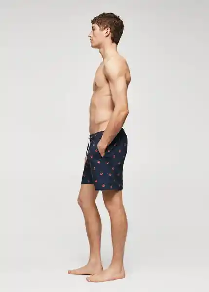 Traje del Bañador Crab Navy Talla S Hombre Mango