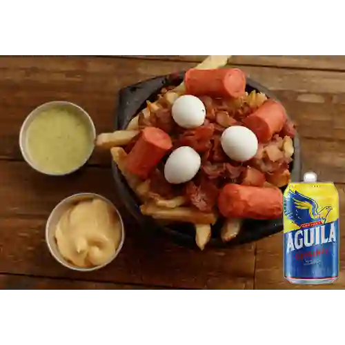 Combo Papas Tradicionales + Aguila 355 ml