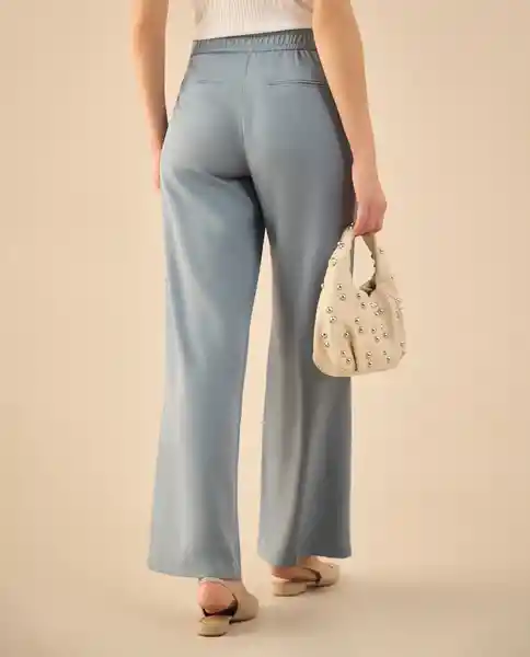 Pantalón Azul Chambray Medio Talla 10 432G004 Esprit