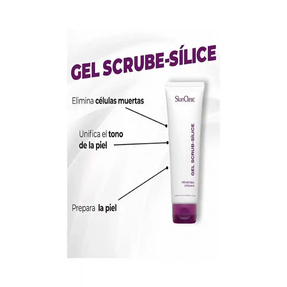 skinclinic gel exFoliante facial scrubsilice