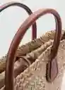 Bolso P Serifos Cuero Talla 99 Mujer Mango