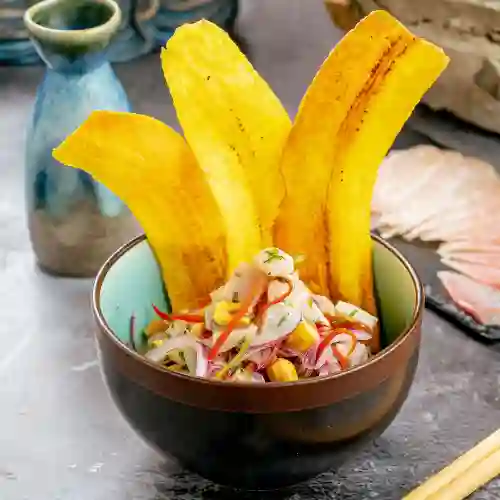 Ceviche de pescado blanco