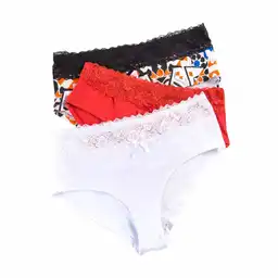 Intima Secret Panty Hipster Algodón Talla L