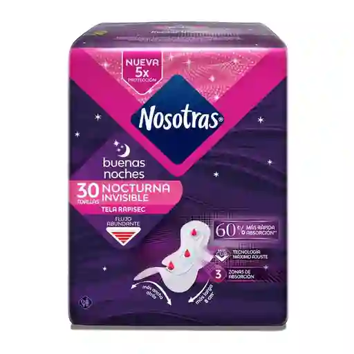 Nosotras Toalla Higiénica Buenas Noches