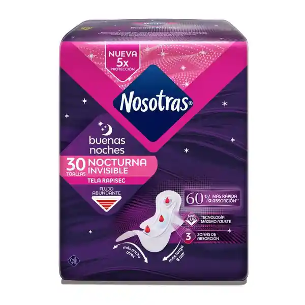 Nosotras Toalla Higiénica Buenas Noches