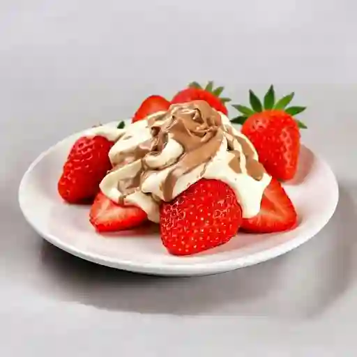 Fresas con Crema y Nutella